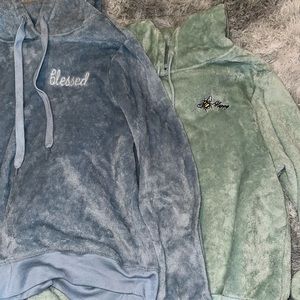 Super soft fuzzy sweatshirts